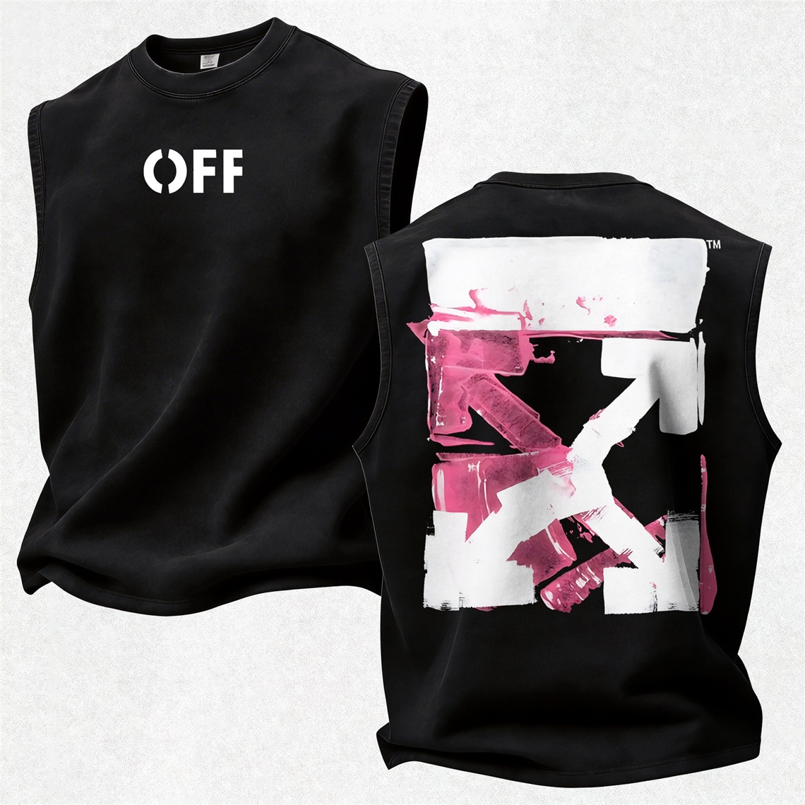Off-White Print Men's Tank