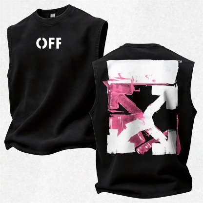 Off-White Print Men's Tank