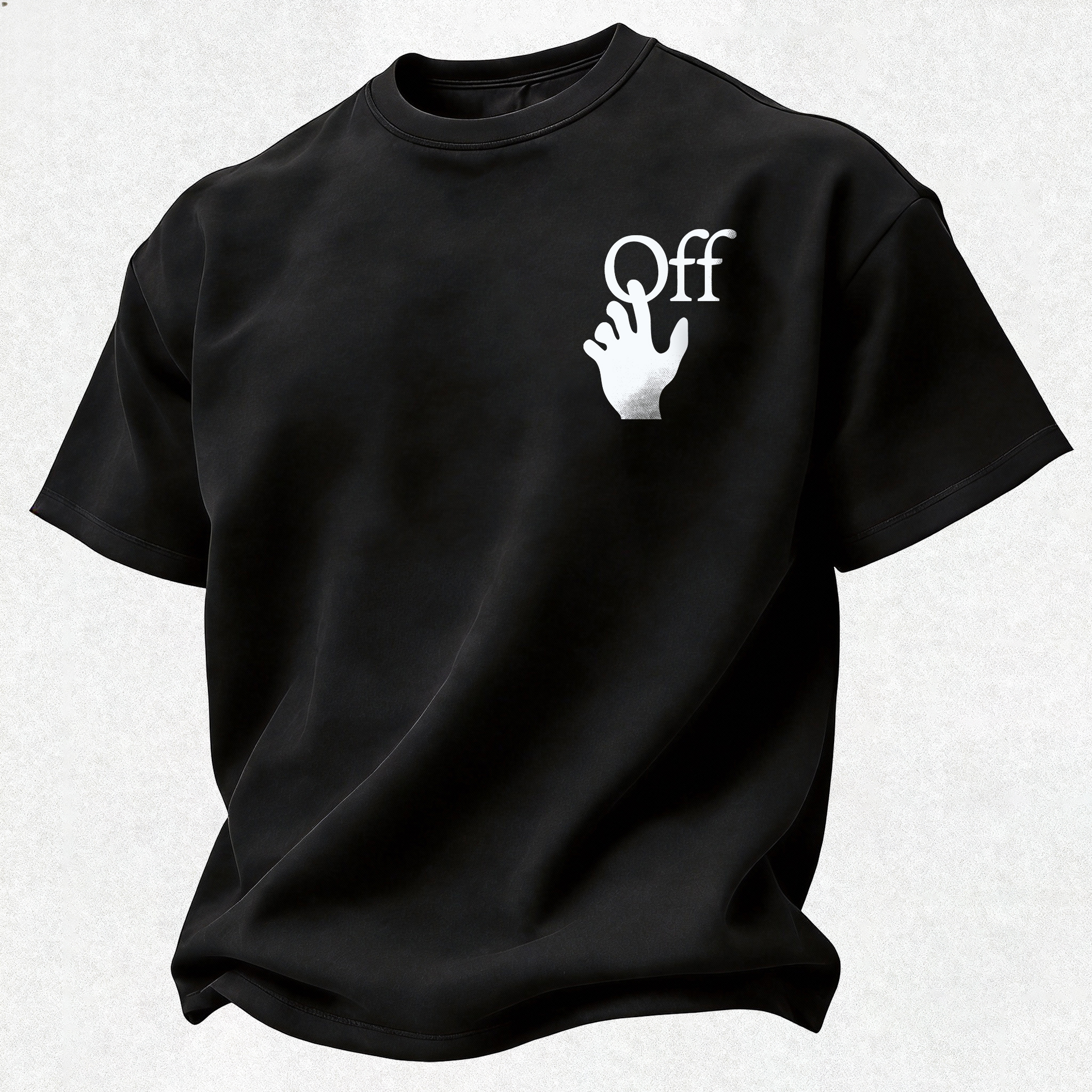 Off-White Printed Oversized Unisex T-shirt