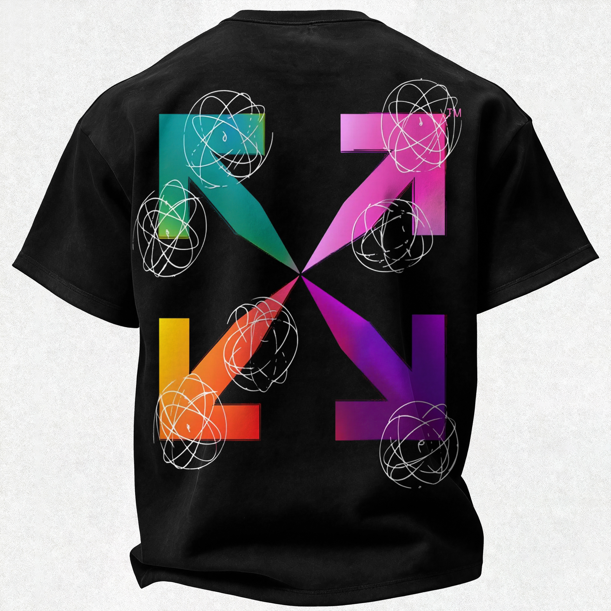 Off-White Printed Oversized Unisex T-shirt