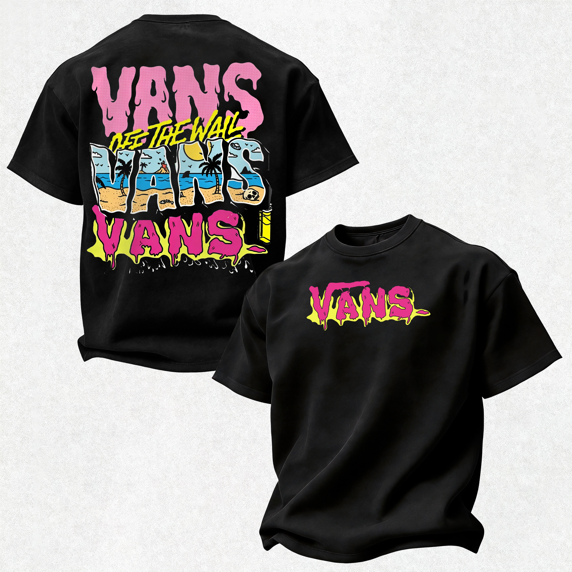 Street Fashion Graffiti Printed Oversized Unisex T-shirt