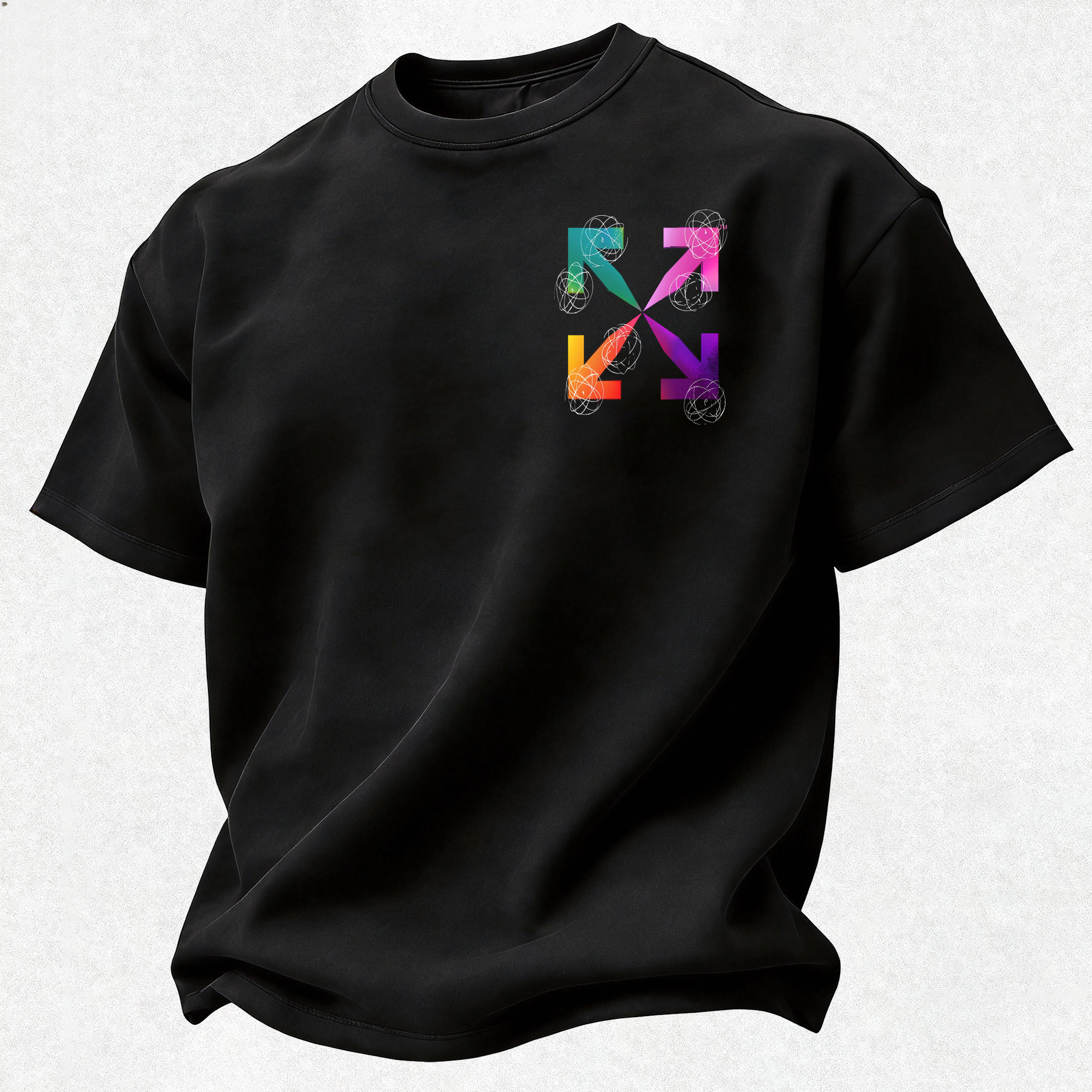 Off-White Printed Oversized Unisex T-shirt