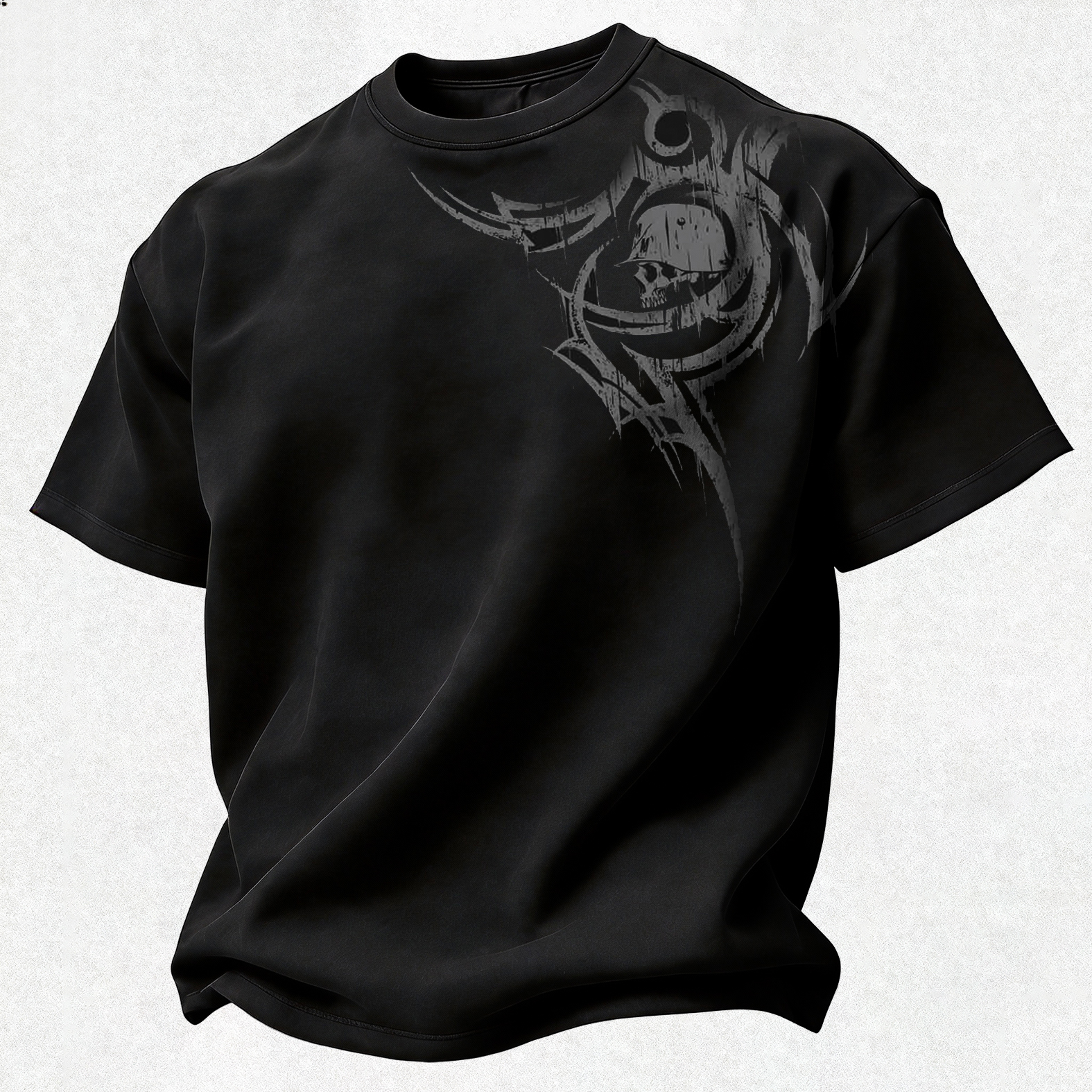 Fashion Street Art Printed Oversized Unisex T-shirt