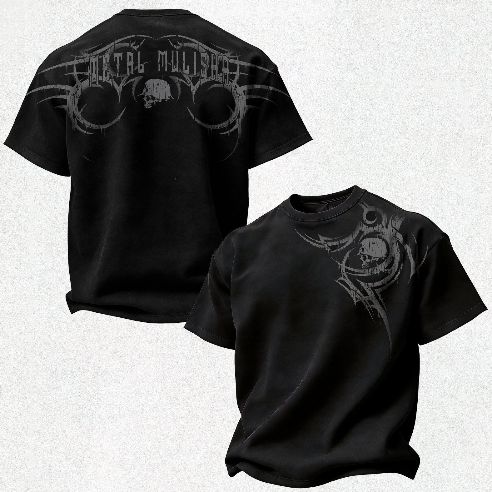 Fashion Street Art Printed Oversized Unisex T-shirt