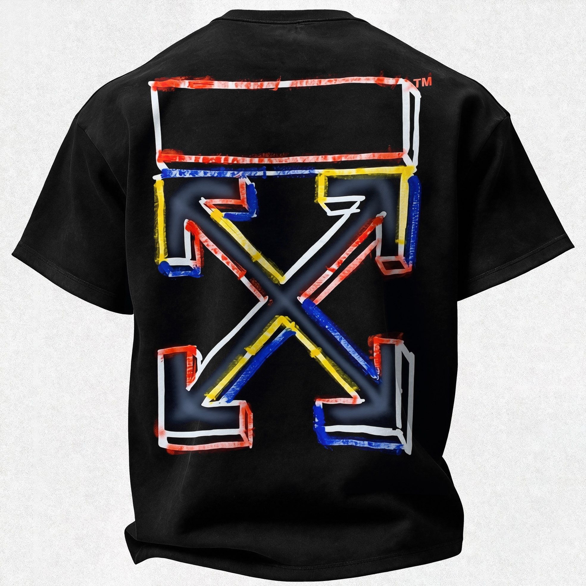 Off-White Printed Oversized Unisex T-shirt