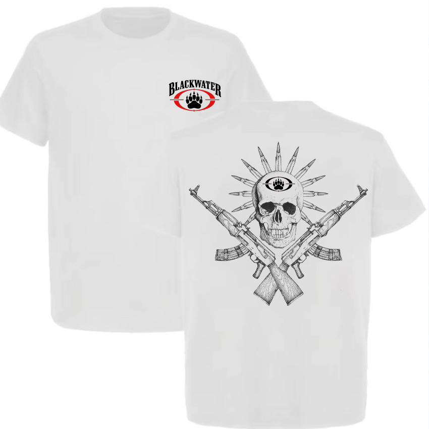 Blackwater Skull Printed Men's T-shirt
