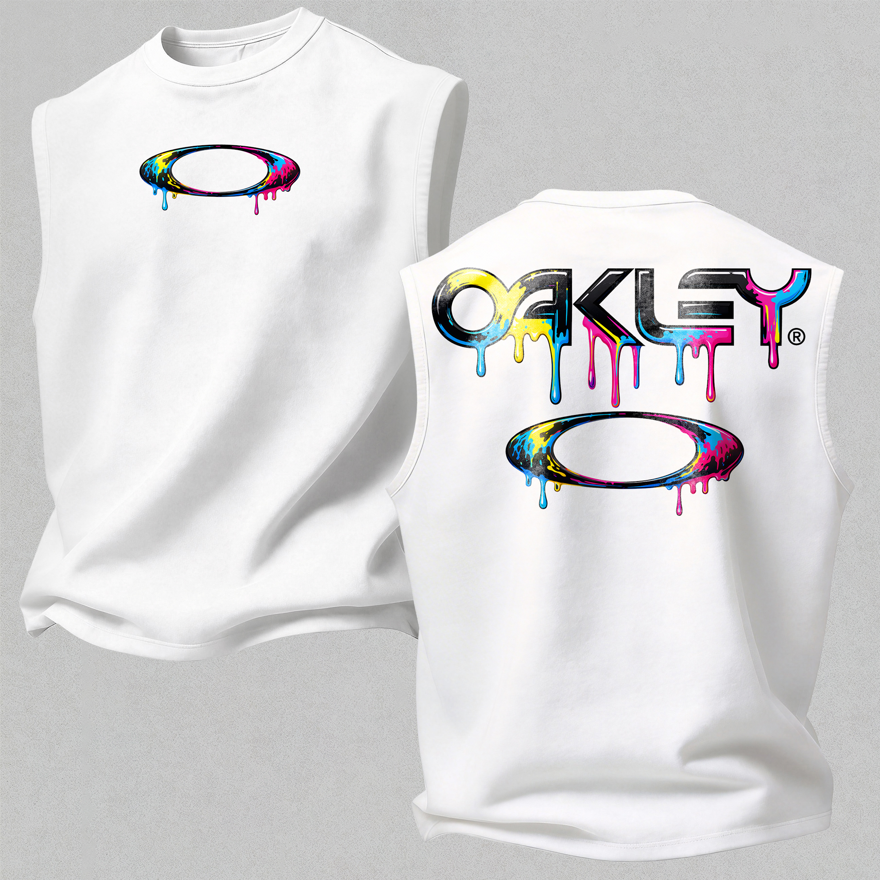 Street Fashion Print Men's Tank