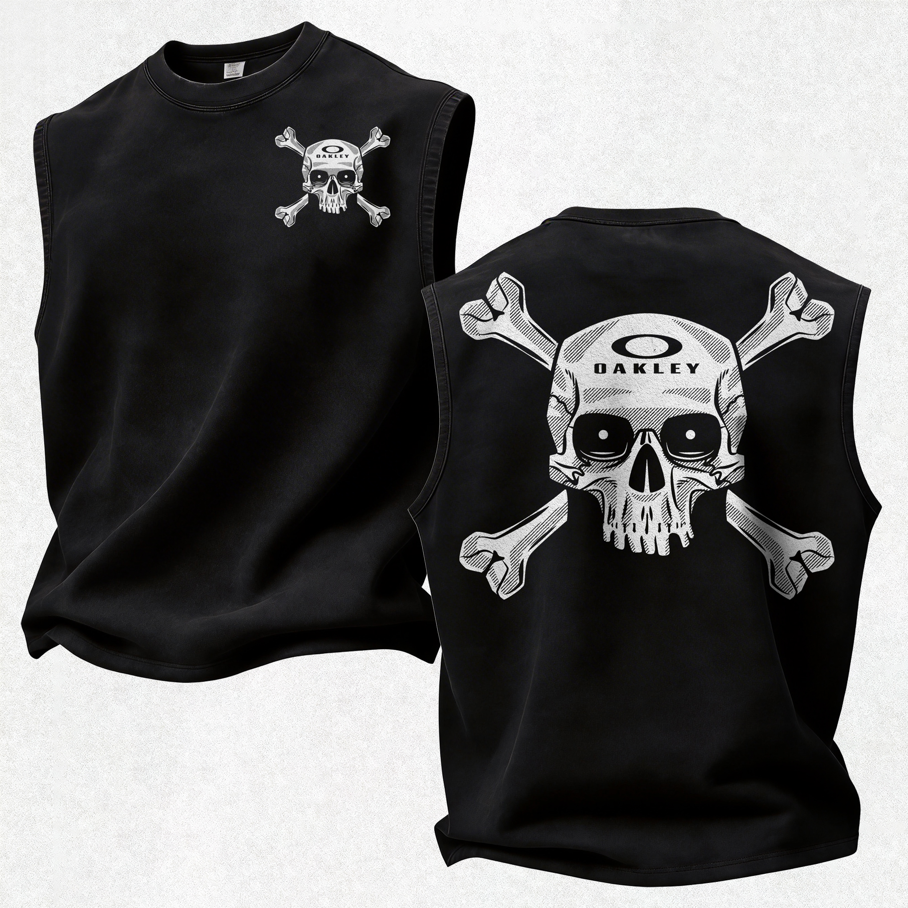 Street Fashion Skull Print Men's Tank