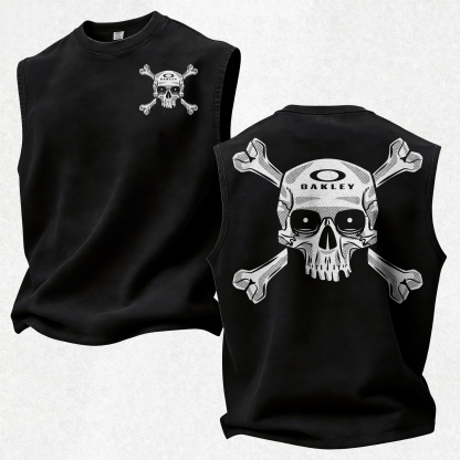 Street Fashion Skull Print Men's Tank