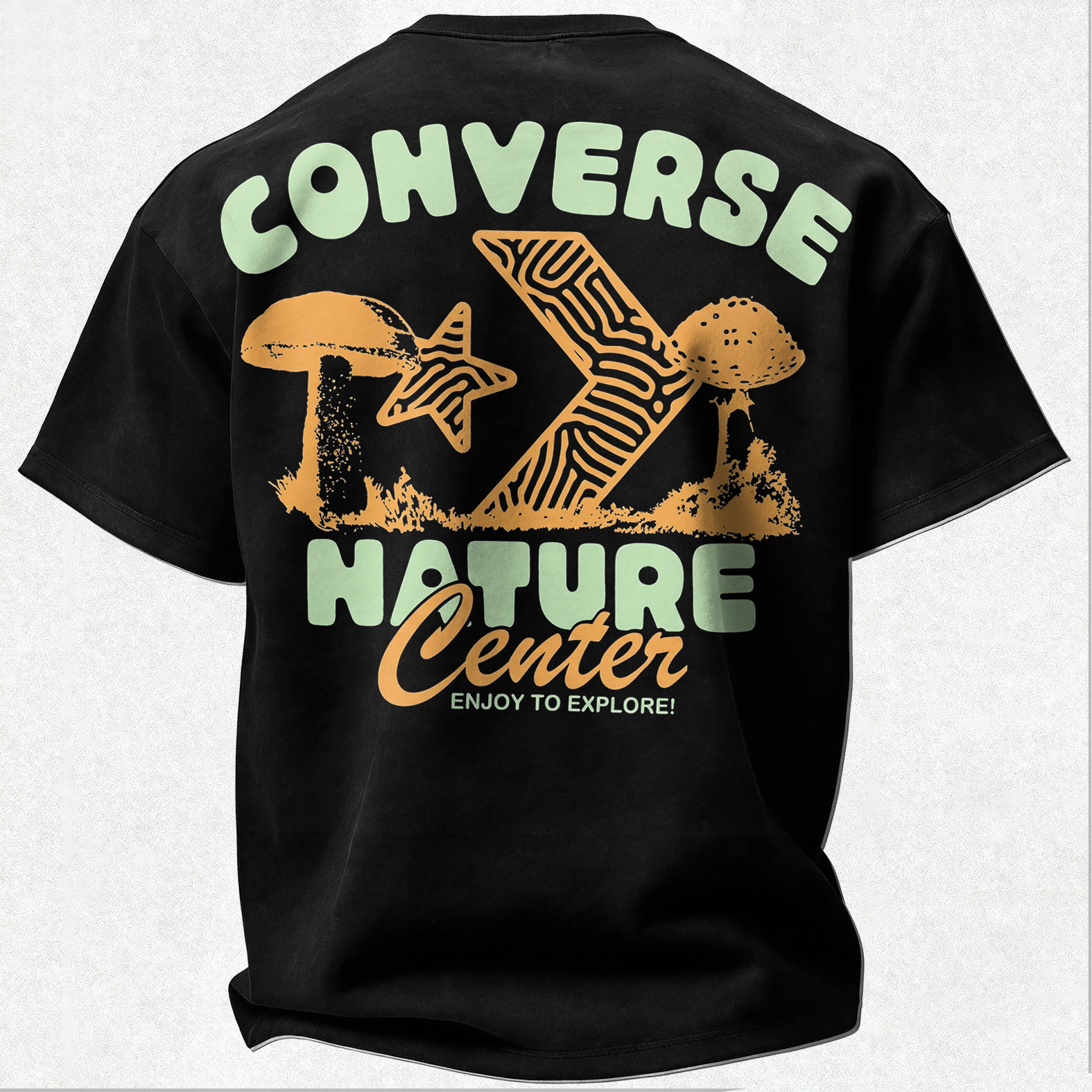 Street Fashion Printed Oversized Unisex T-shirt