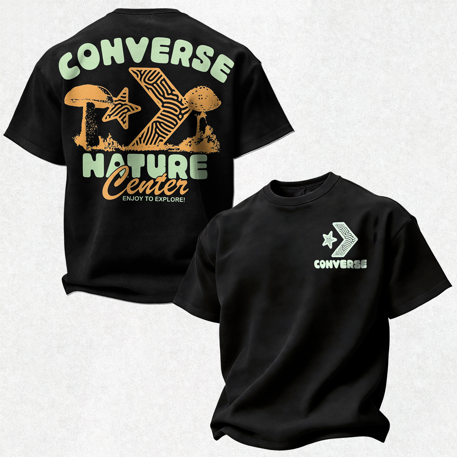 Street Fashion Printed Oversized Unisex T-shirt