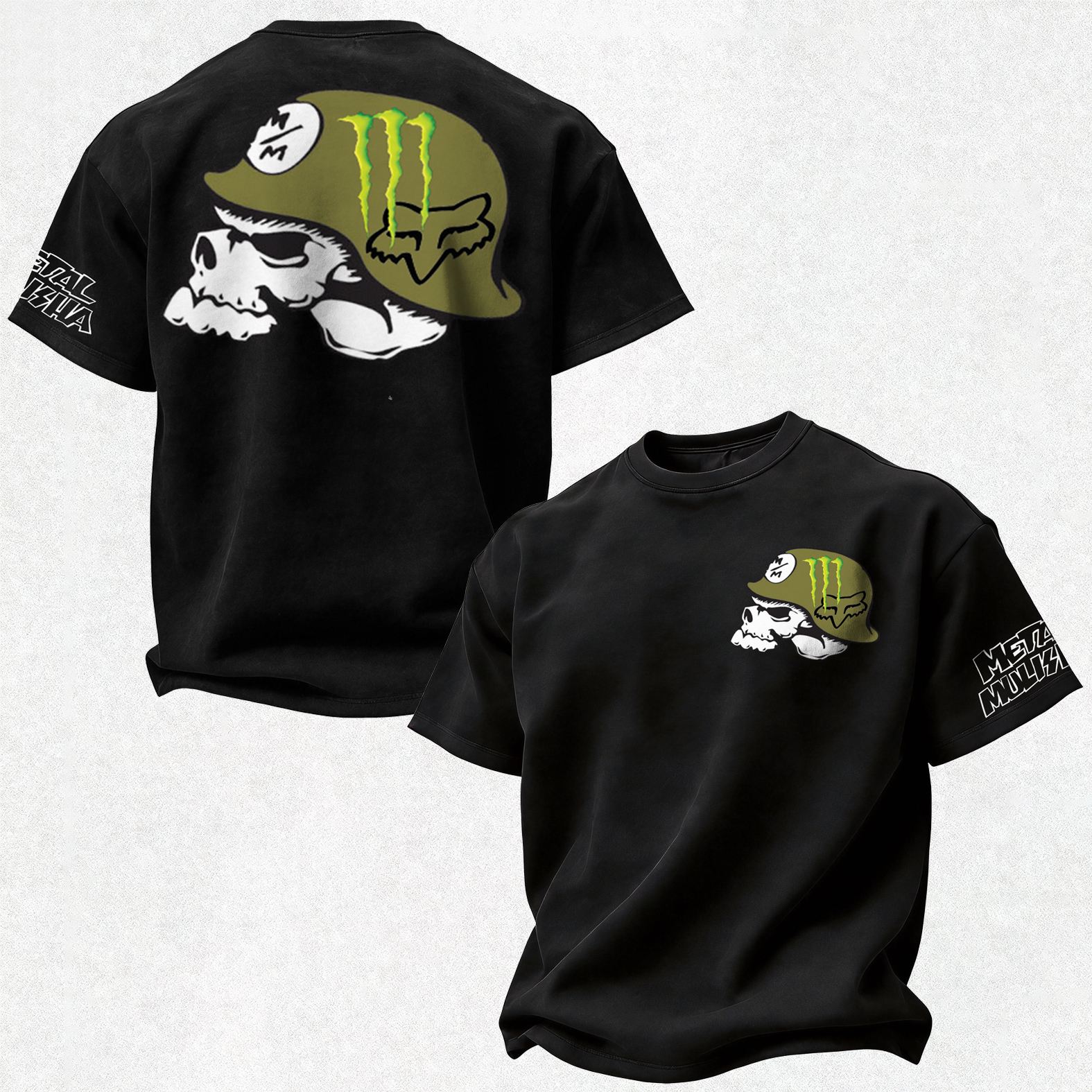 Fashion Street Art Printed Oversized Unisex T-shirt