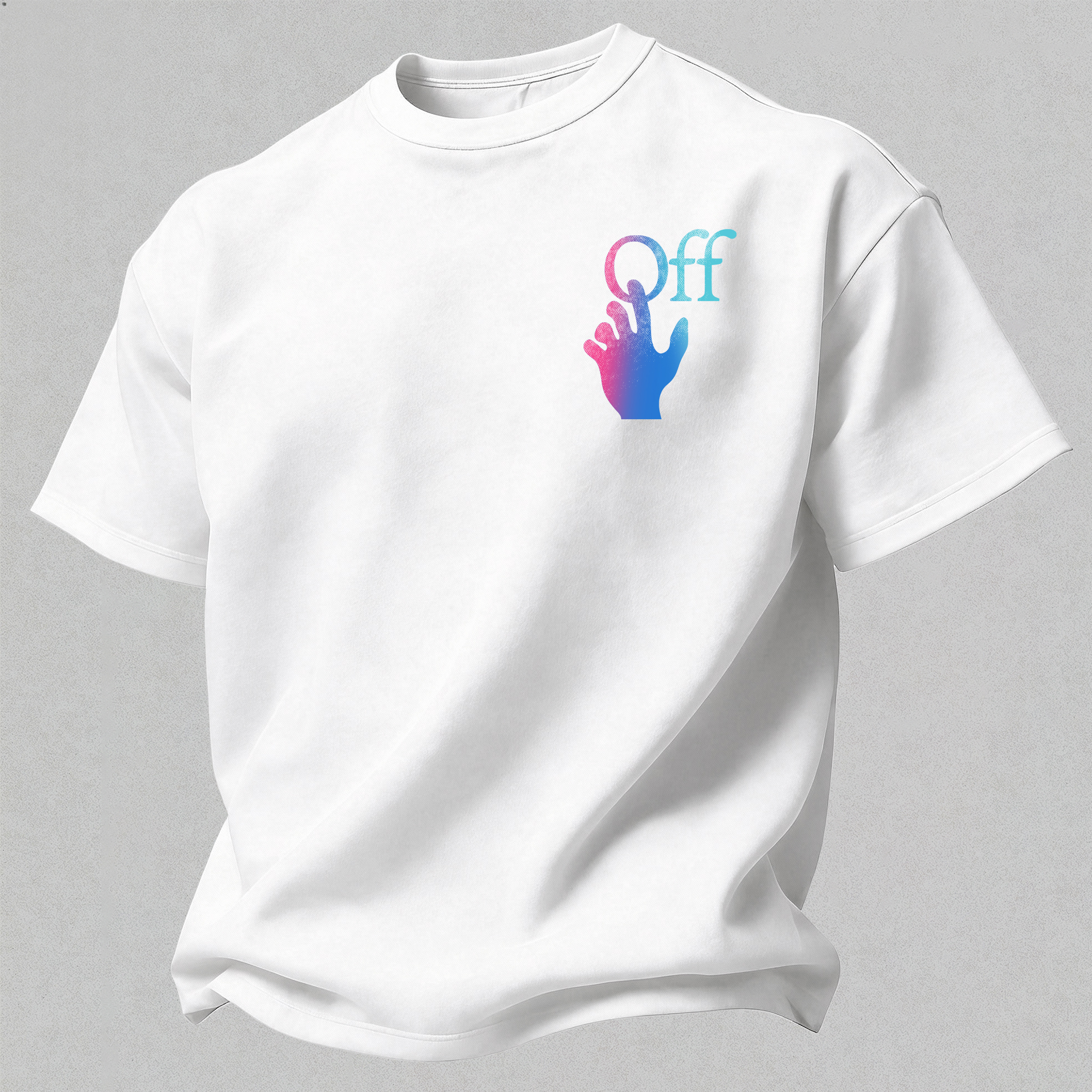 Off-White Printed Oversized Unisex T-shirt