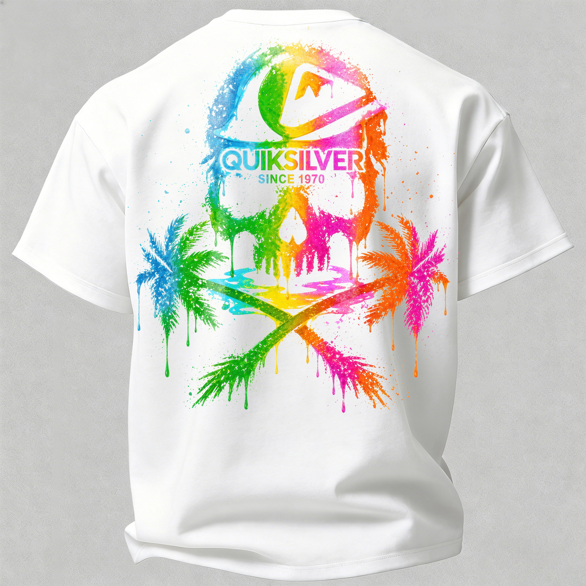 Quiksilver Printed Oversized Unisex T-shirt