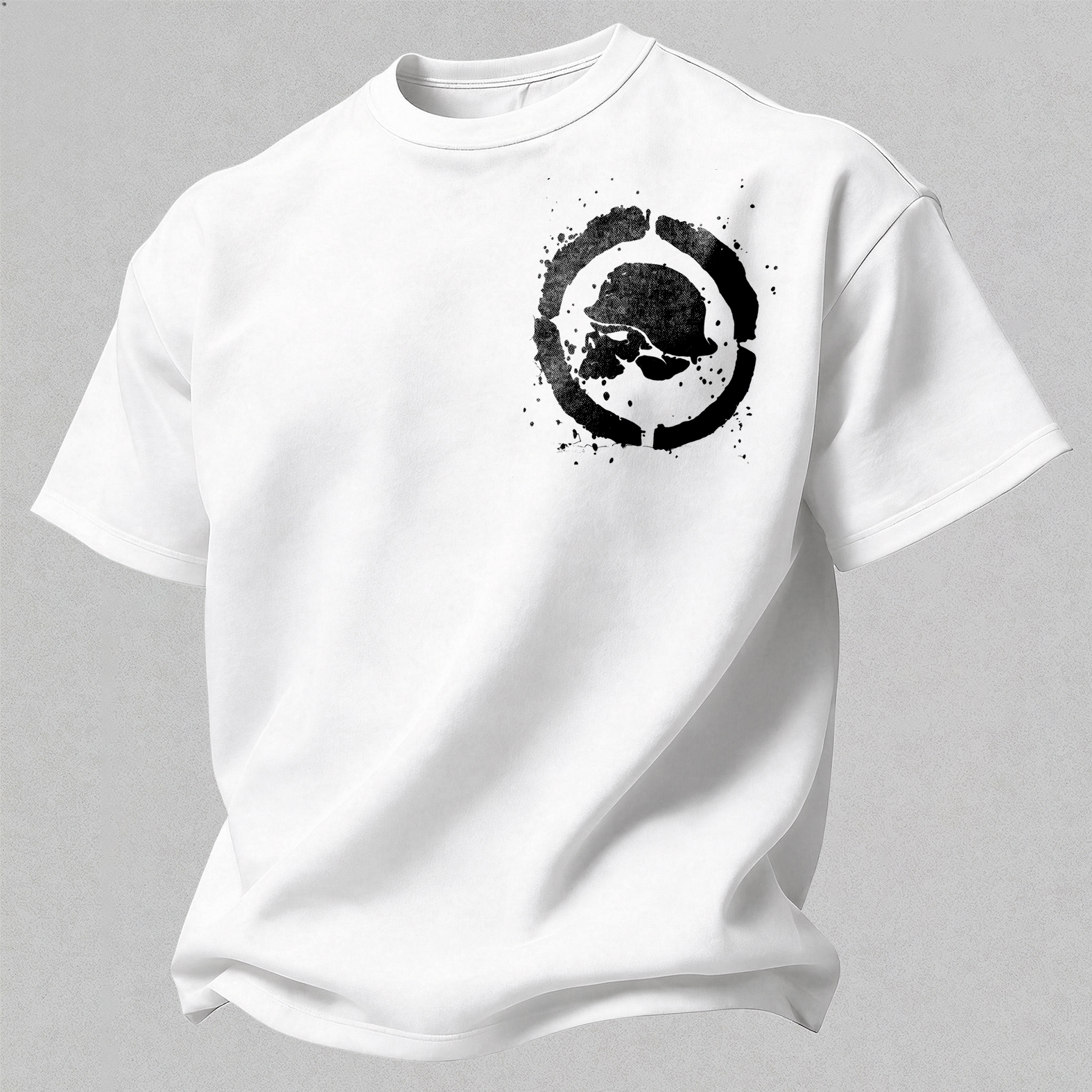 Fashion Street Art Printed Oversized Unisex T-shirt