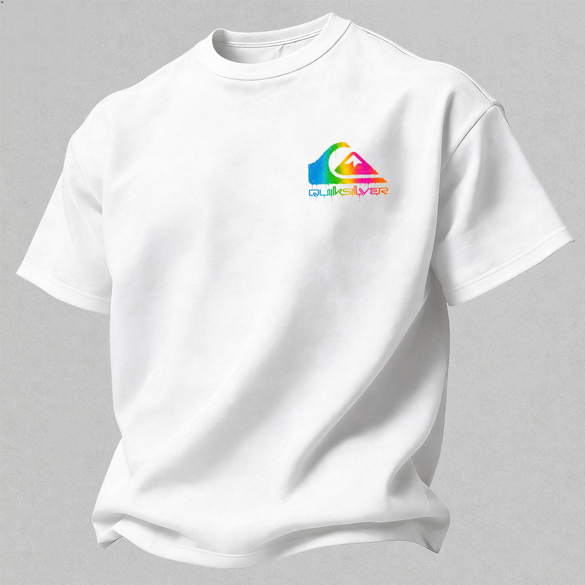 Quiksilver Printed Oversized Unisex T-shirt