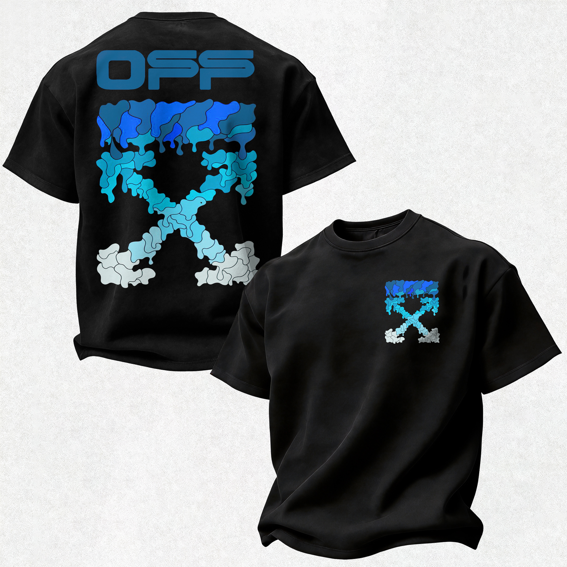 Off-White Printed Oversized Unisex T-shirt