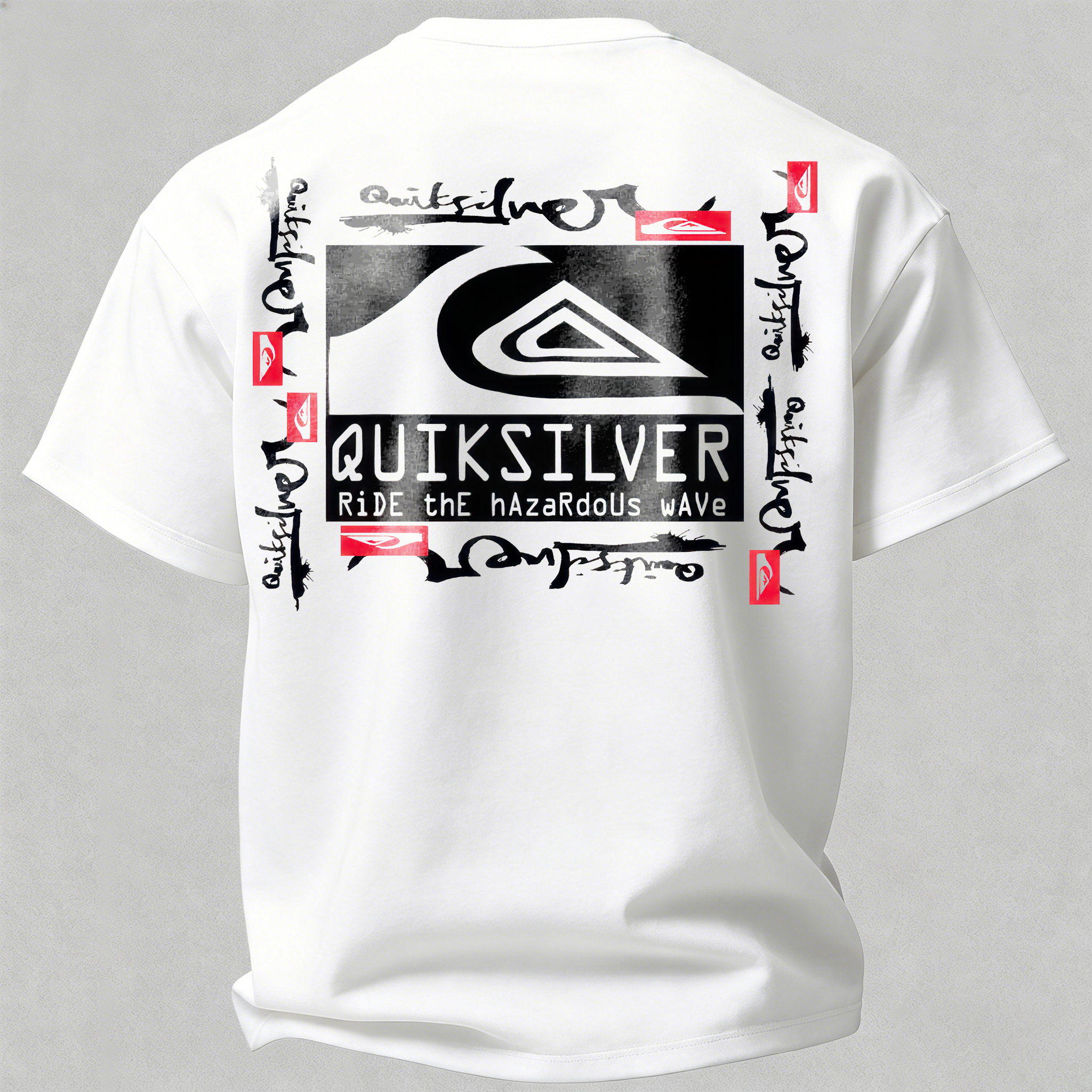 Quiksilver Printed Oversized Unisex T-shirt