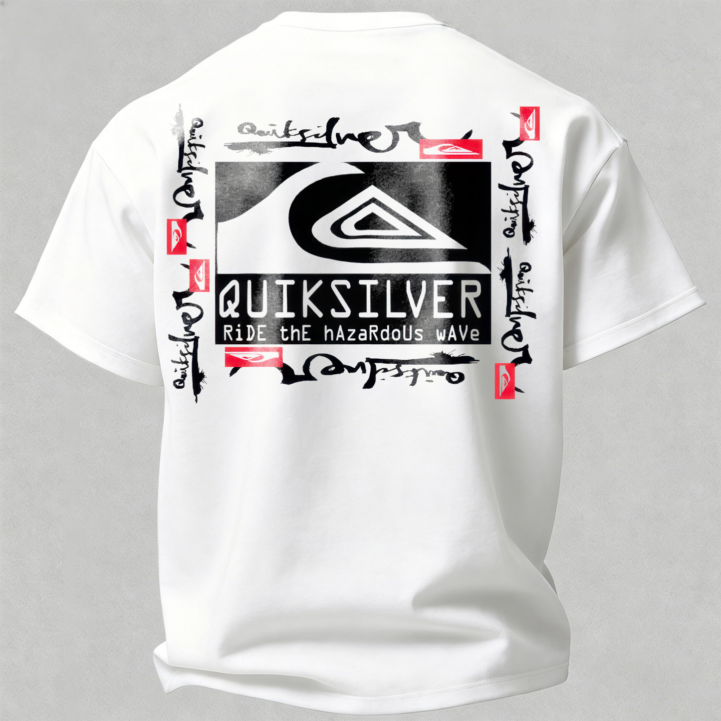 Quiksilver Printed Oversized Unisex T-shirt