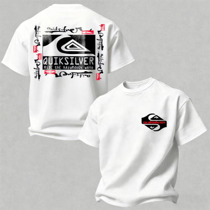 Quiksilver Printed Oversized Unisex T-shirt