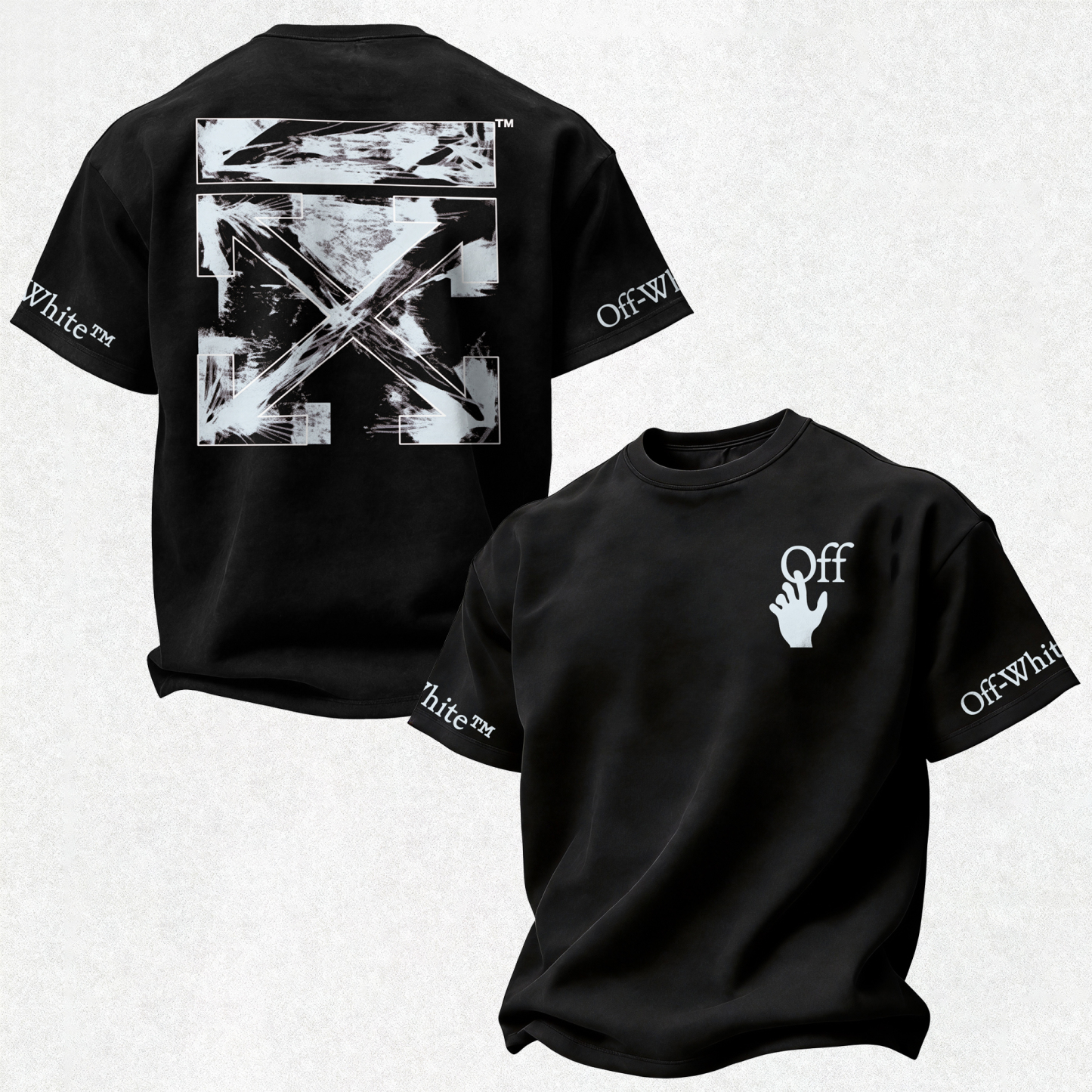 Off-White Printed Oversized Unisex T-shirt