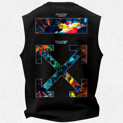 Street Fashion Print Men's Tank