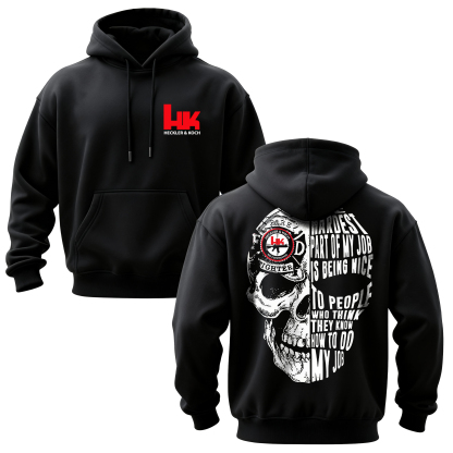 Heckler & Koch Skull Printed Men's Hoodie