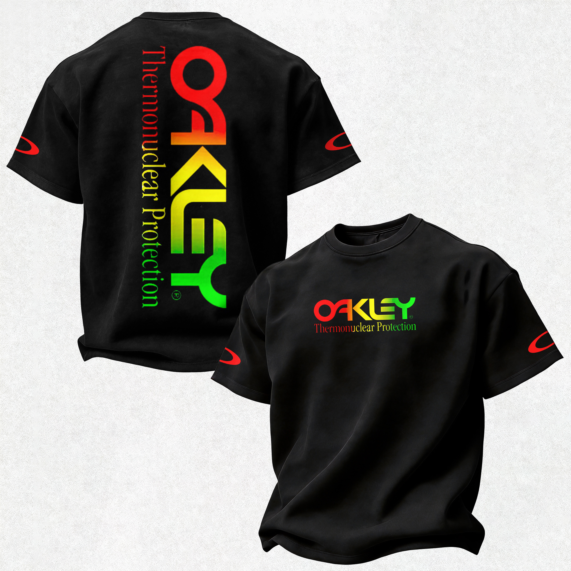 Oakley Thermonuclear Protection Printed Oversized Unisex T-shirt