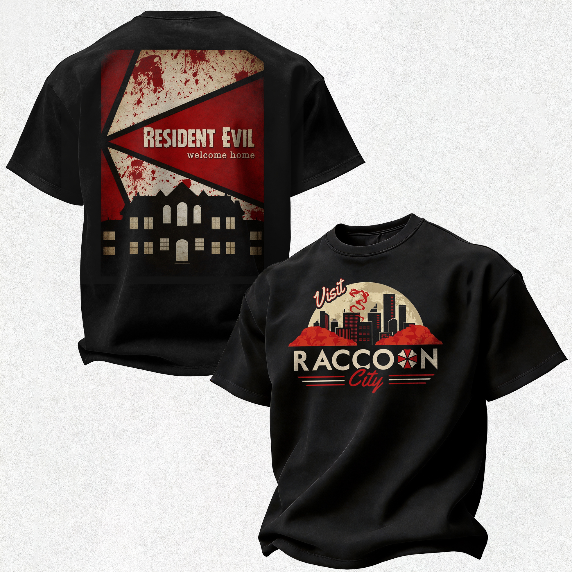 Resident Evil Printed Oversized Unisex T-shirt