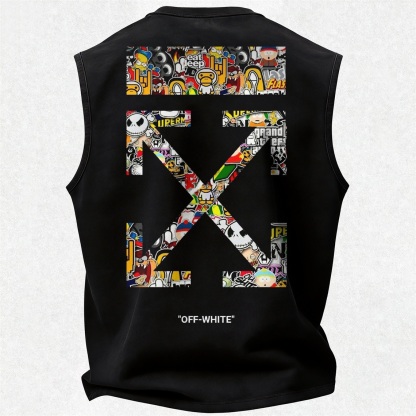 Street Fashion Print Men's Tank