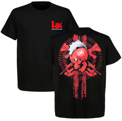 Heckler & Koch Skull Printed Men's T-shirt