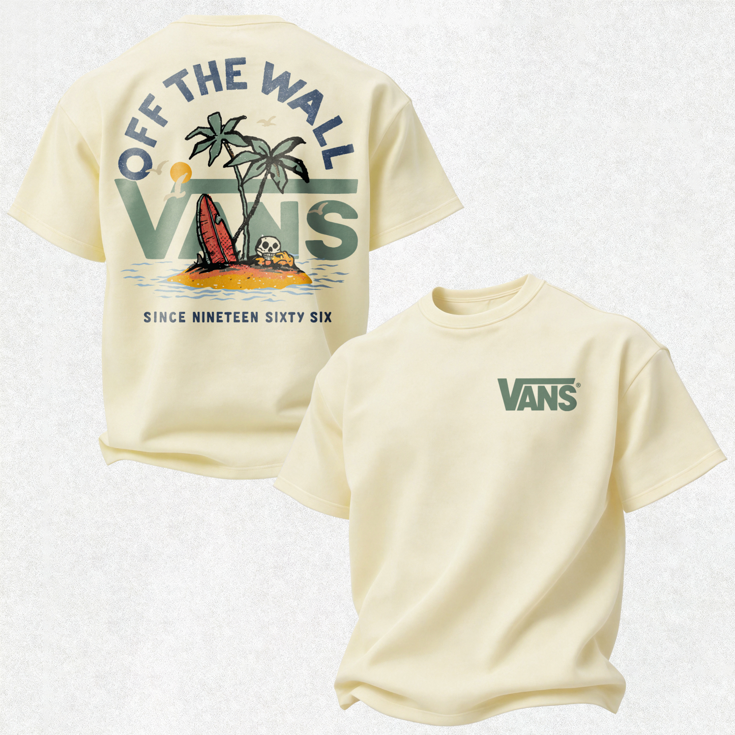 Street Fashion Off The Wall Printed Oversized Unisex T-shirt