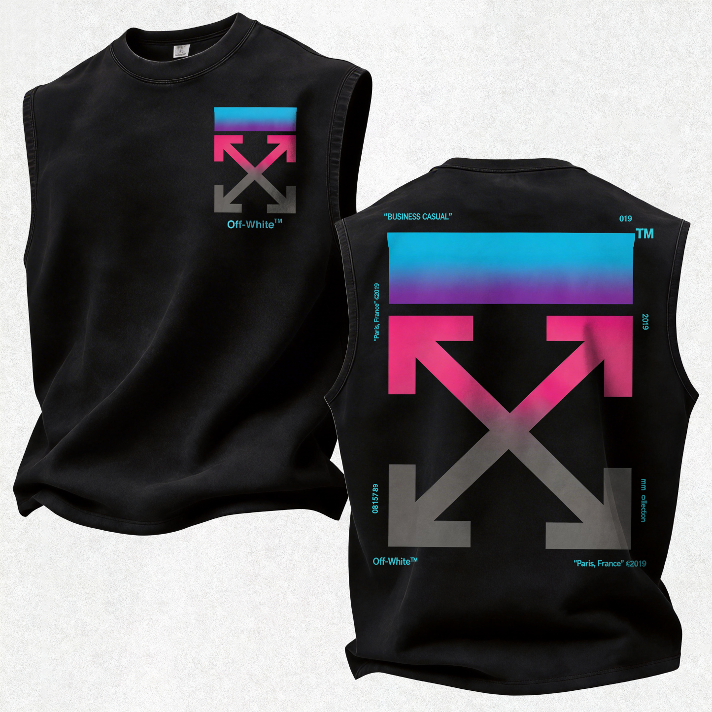 Off-White Print Men's Tank