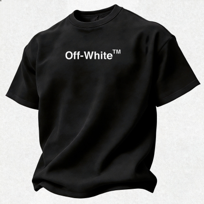 Off-White Printed Oversized Unisex T-shirt