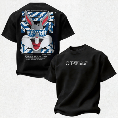 Off-White Bugs Bunny Printed Oversized Unisex T-shirt