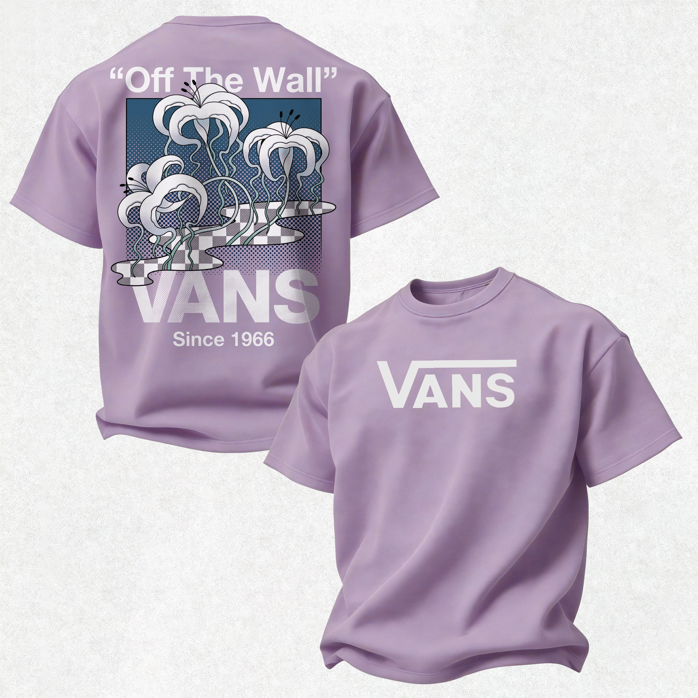 Vans Off The Wall Printed Oversized Unisex T-shirt