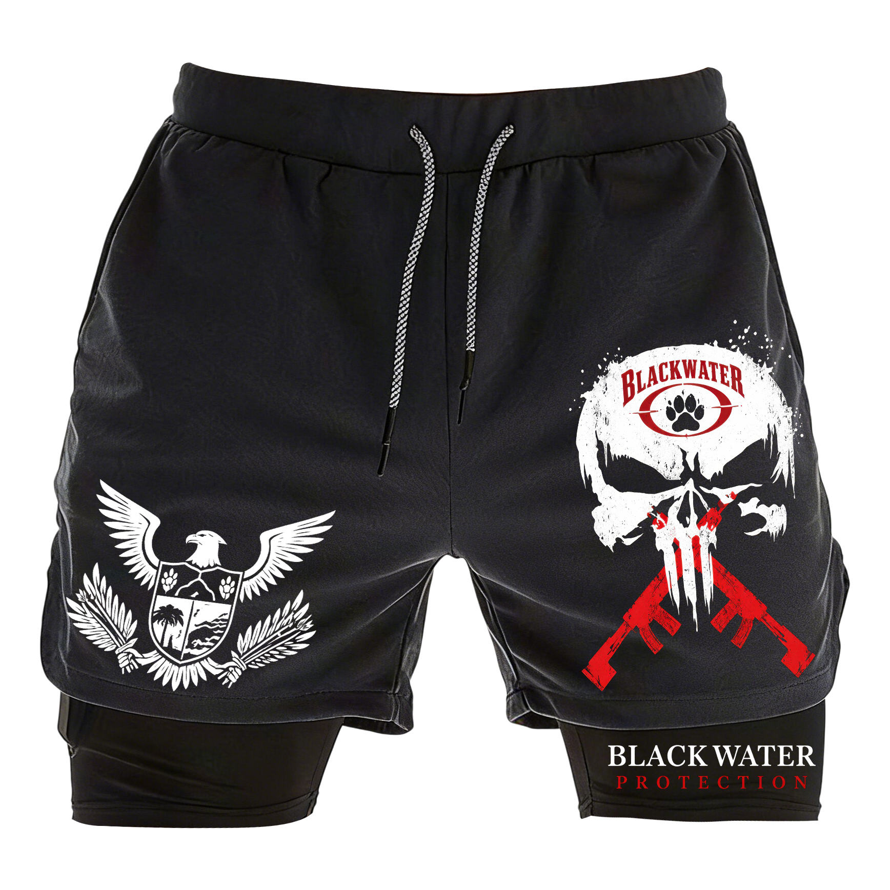 Blackwater Armory Print Men's Shorts