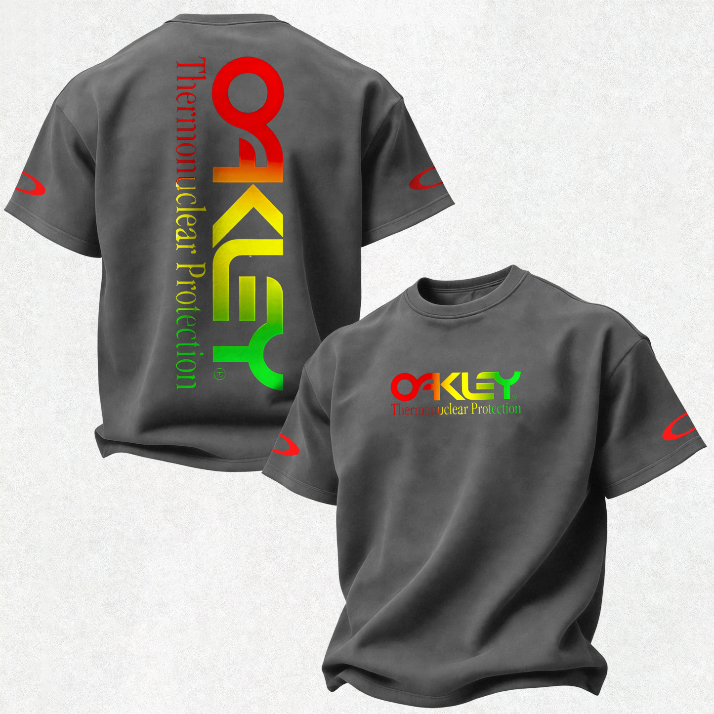 Oakley Thermonuclear Protection Printed Oversized Unisex T-shirt