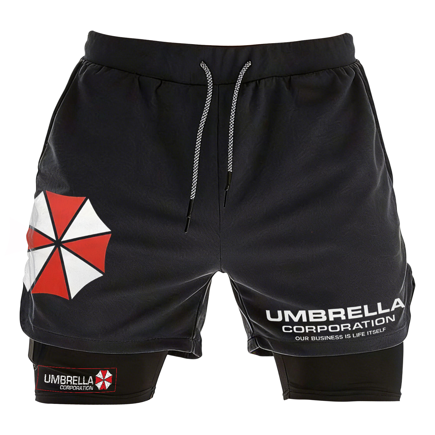 Resident Evil Umbrella Corporation Print Men's Shorts