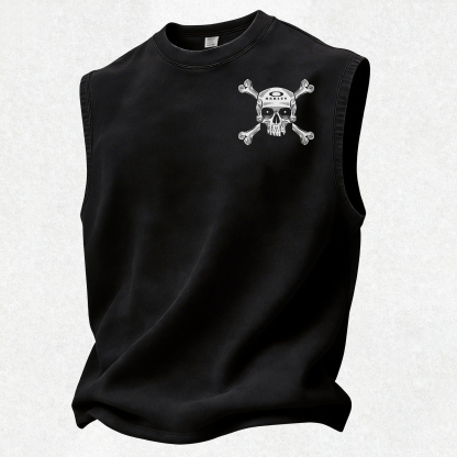 Street Fashion Skull Print Men's Tank