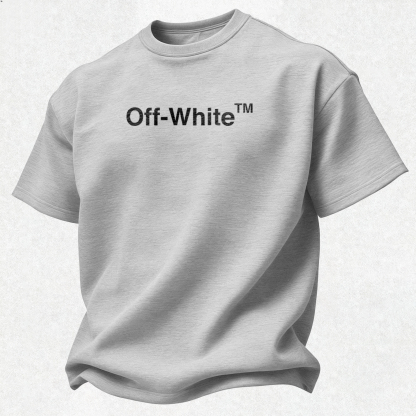 Off-White Printed Oversized Unisex T-shirt