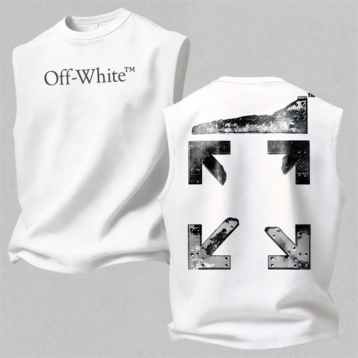Off-White Print Men's Tank