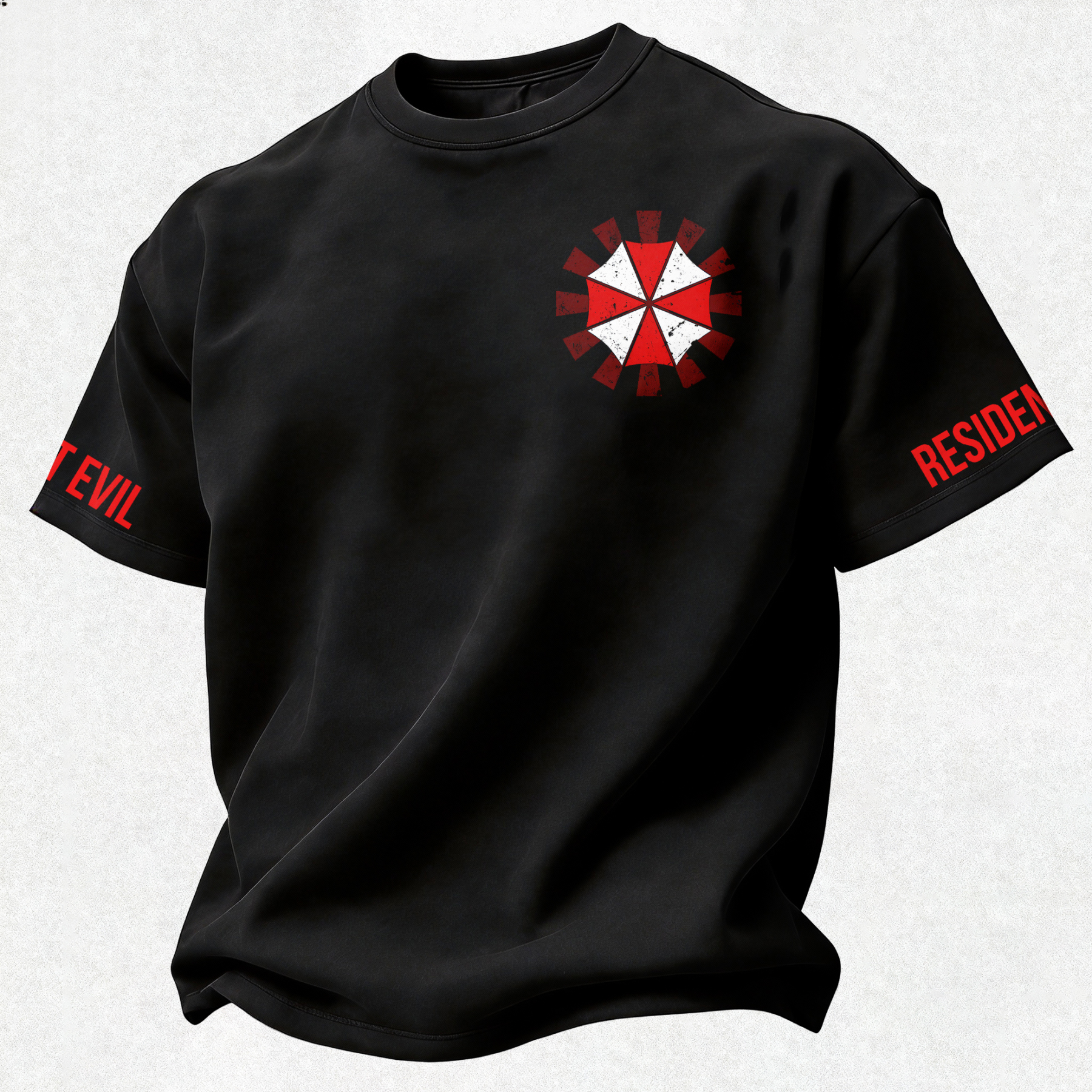 Resident Evil Printed Oversized Unisex T-shirt