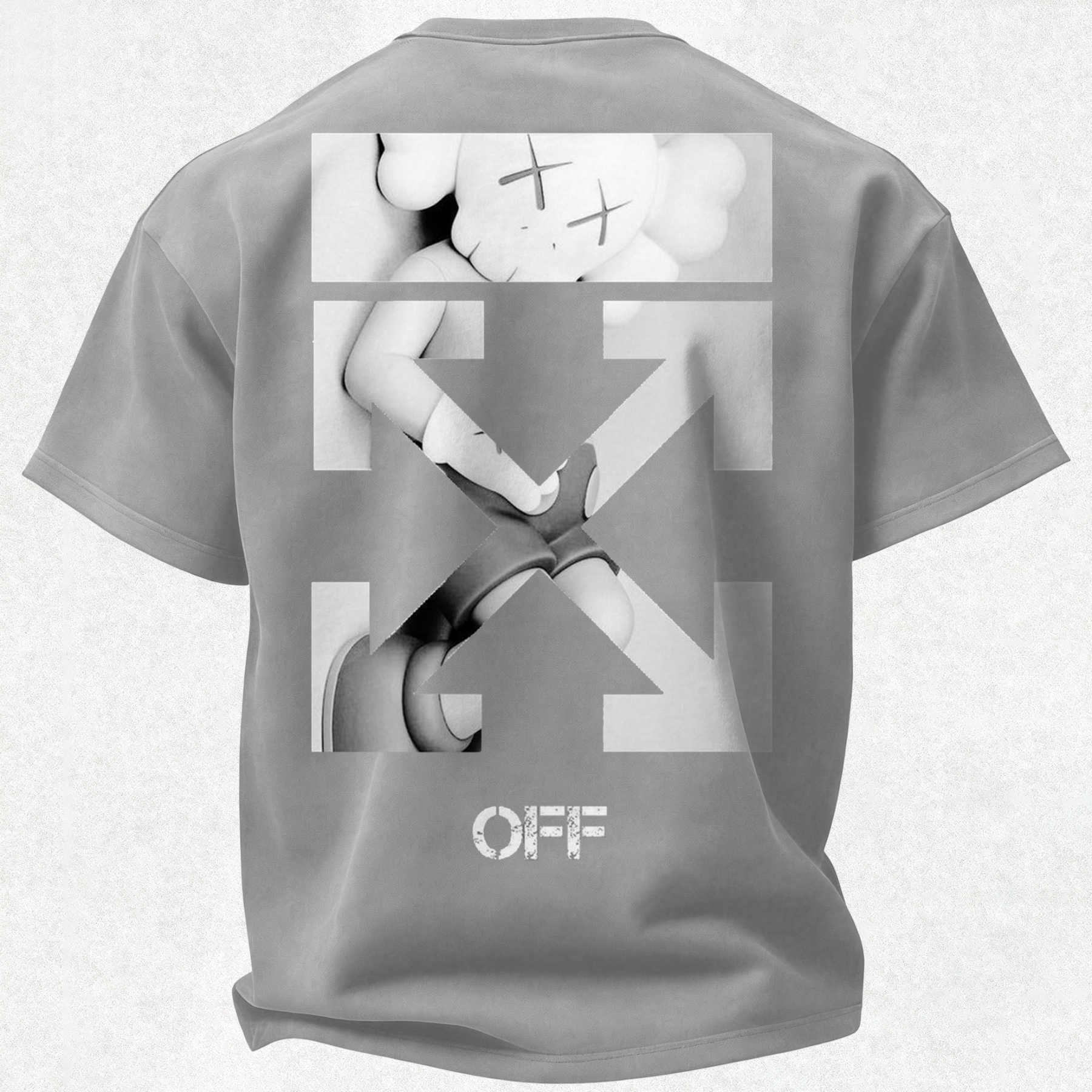 Off-White Printed Oversized Unisex T-shirt