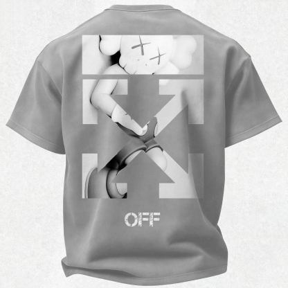 Off-White Printed Oversized Unisex T-shirt