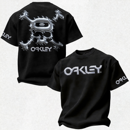 Street Fashion Skull Printed Oversized Unisex T-shirt