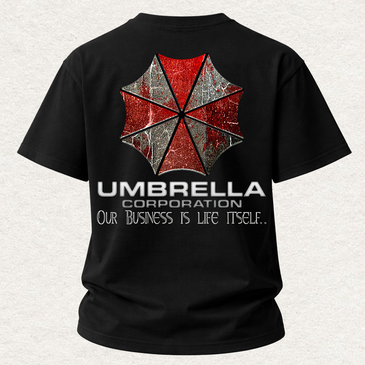 Resident Evil Umbrella Corporation Printed Oversized Unisex T-shirt
