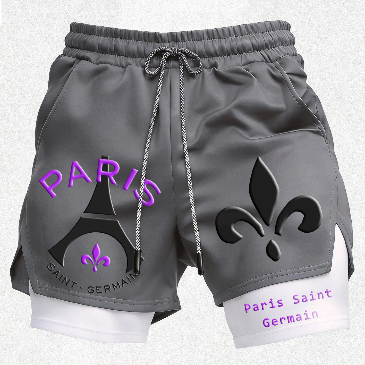 Street Fashion Print Men's Shorts