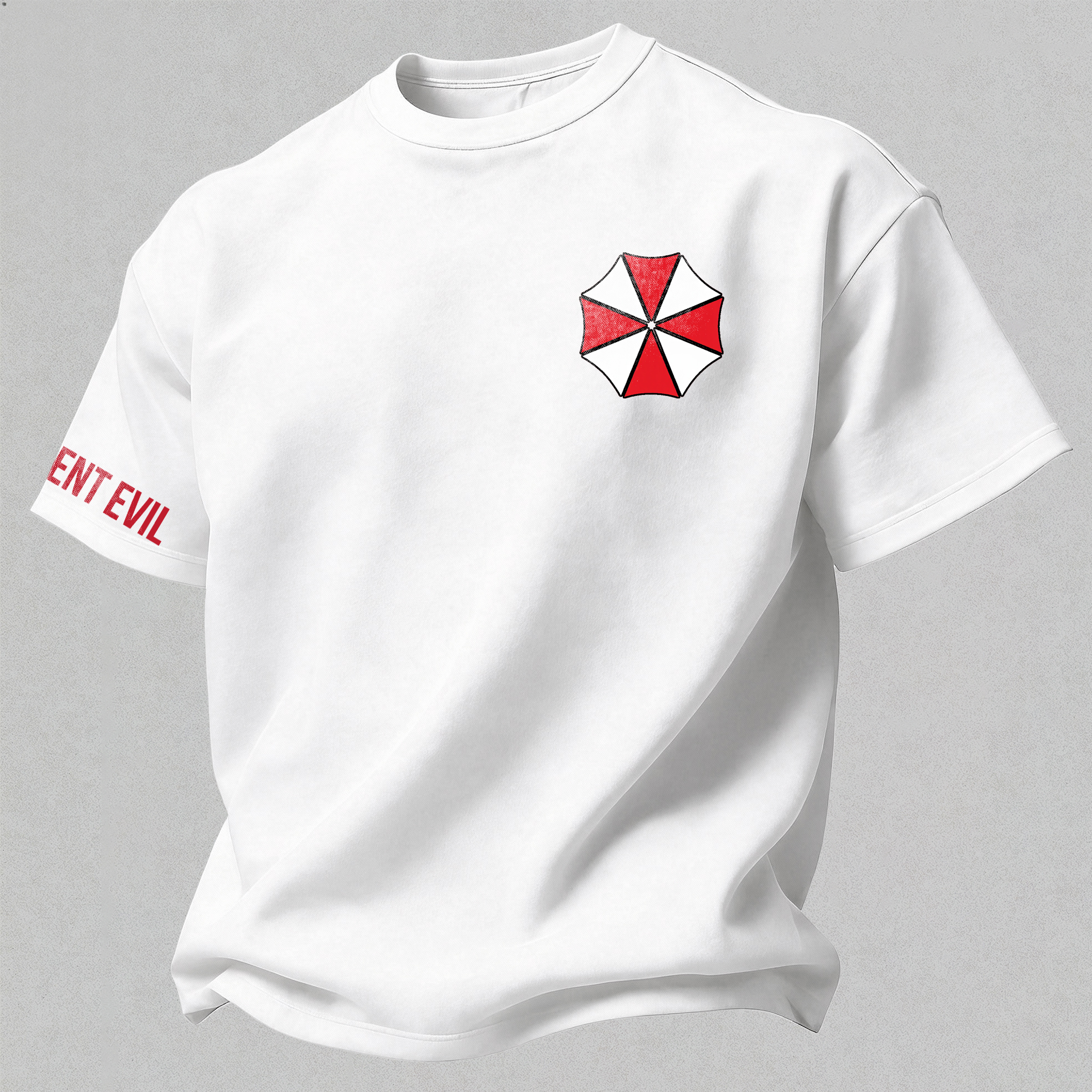 Resident Evil Umbrella Corporation Printed Oversized Unisex T-shirt