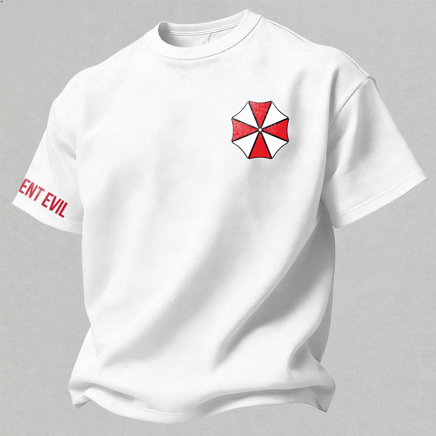 Resident Evil Umbrella Corporation Printed Oversized Unisex T-shirt